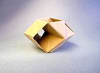 Origami Flip-Flop by Thoki Yenn on giladorigami.com