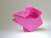 Origami Rabbit by Akira Yoshizawa on giladorigami.com
