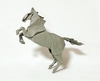 Origami Horse by Jeong Jae Il on giladorigami.com