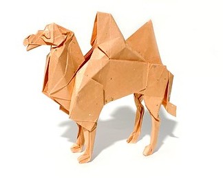 Origami Bactrian camel by Kyouhei Katsuta on giladorigami.com