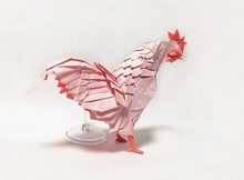 Origami Rooster by Mineo Shotaro on giladorigami.com