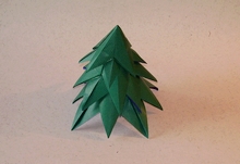 Origami Fir tree by Sanja Srbljinovic Cucek on giladorigami.com