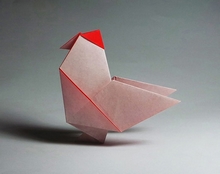 Origami Chicken by Traditional on giladorigami.com