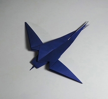 Origami Swallow by Traditional on giladorigami.com