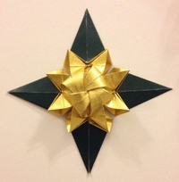 Origami Baroque star I by Angelika Schwengers on giladorigami.com