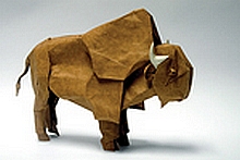 Origami American bison by Shuki Kato on giladorigami.com