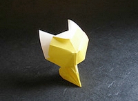 Origami Kitten by Andrey Ermakov on giladorigami.com