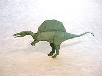 Origami Spinosaurus by Shuki Kato on giladorigami.com
