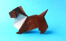 Origami Dog by Daniel Bermejo Sanchez on giladorigami.com