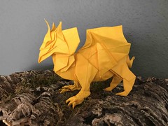 Origami Ancient gryphon by Kade Chan on giladorigami.com