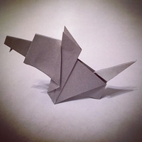 Origami Wolf cub by Rob Snyder on giladorigami.com
