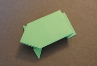 Origami Frog - jumping by Joel Stern on giladorigami.com