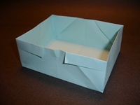 Origami Easiest box by Traditional on giladorigami.com