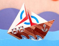 Origami Chinese ship by Traditional on giladorigami.com