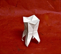 Origami Tooth by Marc Kirschenbaum on giladorigami.com