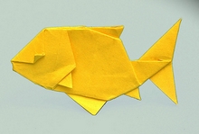 Origami Sunfish by John Montroll on giladorigami.com