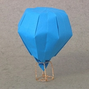 Origami Hot air balloon by John Szinger on giladorigami.com