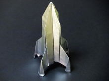 Origami Rocket ship III by John Szinger on giladorigami.com