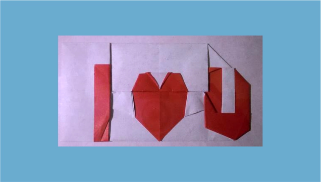 Origami I heart U by Hadi Tahir on giladorigami.com