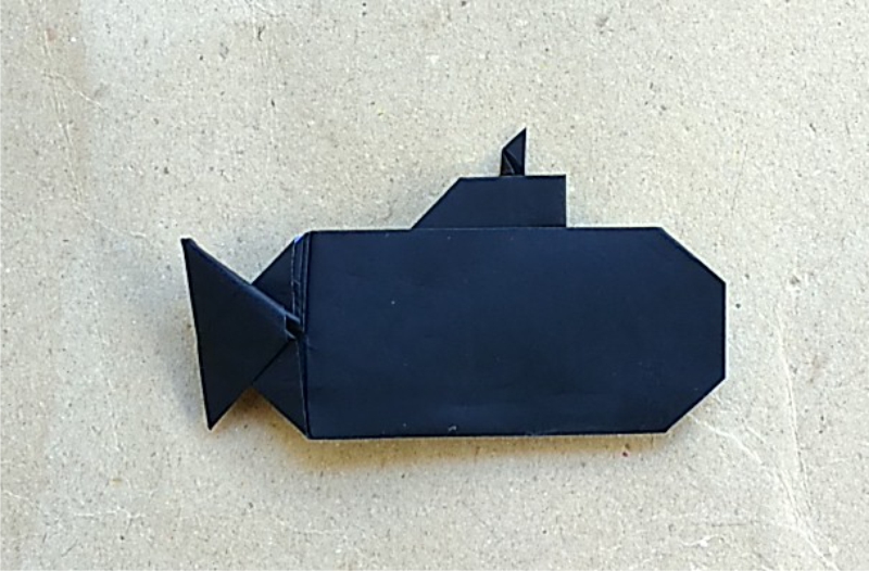 Origami Submarine by Hadi Tahir on giladorigami.com