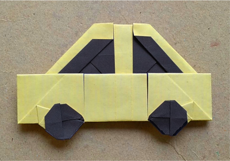 Origami Car by Hadi Tahir on giladorigami.com