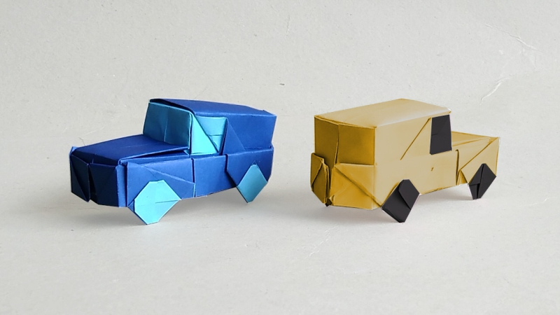 Origami Car by Hadi Tahir on giladorigami.com