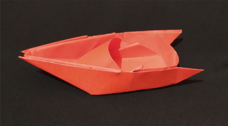 Origami Motorboat by Traditional on giladorigami.com