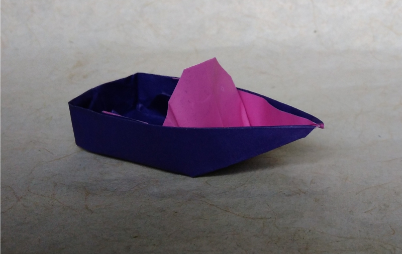 Origami Motorboat by Hadi Tahir on giladorigami.com