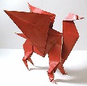 Origami Griffin by Fumiaki Kawahata on giladorigami.com