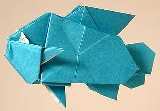 Origami Cichlid by John Montroll on giladorigami.com