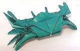 Origami Crab by John Montroll on giladorigami.com