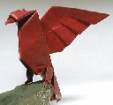 Origami Eagle by John Montroll on giladorigami.com