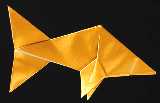 Origami Crucian carp by John Montroll on giladorigami.com