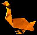 Origami Goose by John Montroll on giladorigami.com