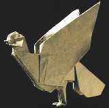 Origami Pigeon by John Montroll on giladorigami.com