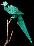 Origami Quetzal by John Montroll on giladorigami.com