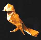 Origami Robin by John Montroll on giladorigami.com