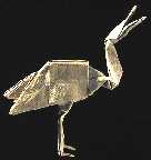 Origami Stork by John Montroll on giladorigami.com