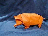 Origami Pig by Hsi-Min Tai on giladorigami.com