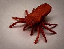 Origami Jumping spider by Nguyen Ngoc Thanh on giladorigami.com