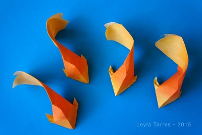 Origami Goldfish by Leyla Torres on giladorigami.com
