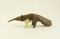 Origami Anteater by Quentin Trollip on giladorigami.com