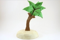 Origami Coconut tree by Quentin Trollip on giladorigami.com