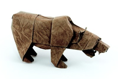 Origami Grizzly bear by Quentin Trollip on giladorigami.com