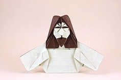 Origami Jesus by Quentin Trollip on giladorigami.com