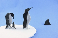 Origami Emperor penguin by Quentin Trollip on giladorigami.com