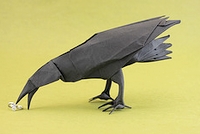 Origami Raven by Quentin Trollip on giladorigami.com