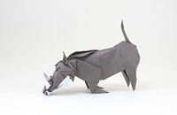 Origami Warthog by Quentin Trollip on giladorigami.com