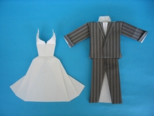 Origami Wedding suit by Quentin Trollip on giladorigami.com