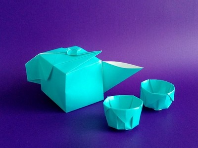 Origami Tea cup by Sy Chen on giladorigami.com